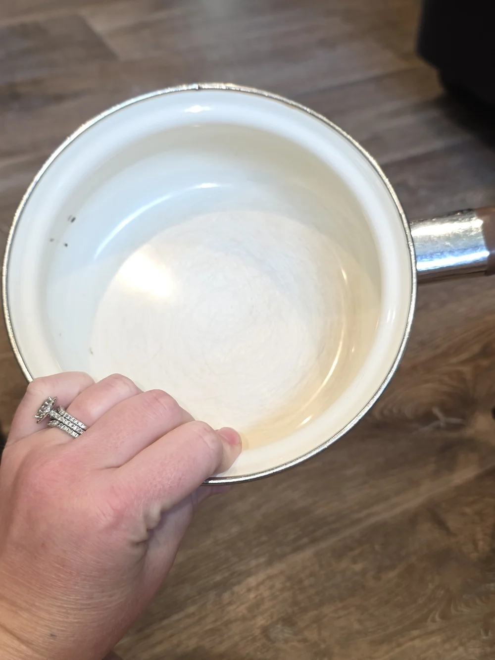 Sheffield Classic Strawberry Enamel Saucepan Set Vintage With Lids
